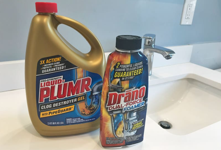 can i put drano in the bathroom sink