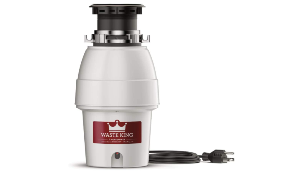 Waste King Legend Series 1/2 HP Continuous Feed Garbage Disposal with Power Cord