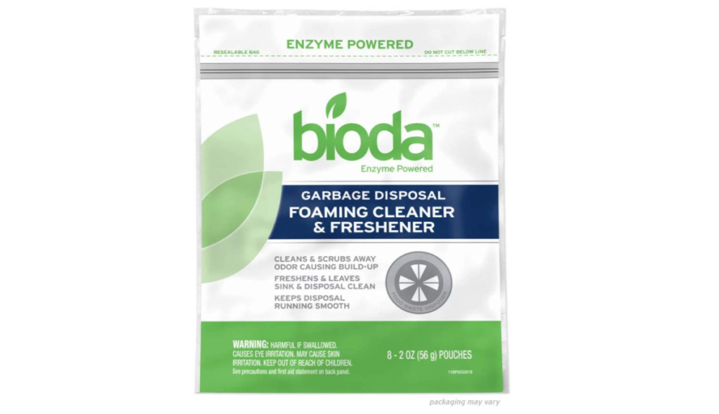 Bioda Garbage Disposal Foaming Cleaner & Freshener, Professional Strength, 8-Pack,BEB-00018