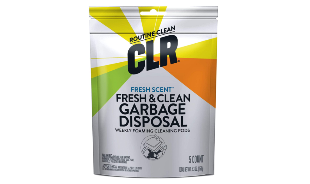 CLR - GDC-6 Fresh & Clean Garbage Disposal, Fresh Scent Weekly Foaming Cleaning Pods, 5 Pods Total