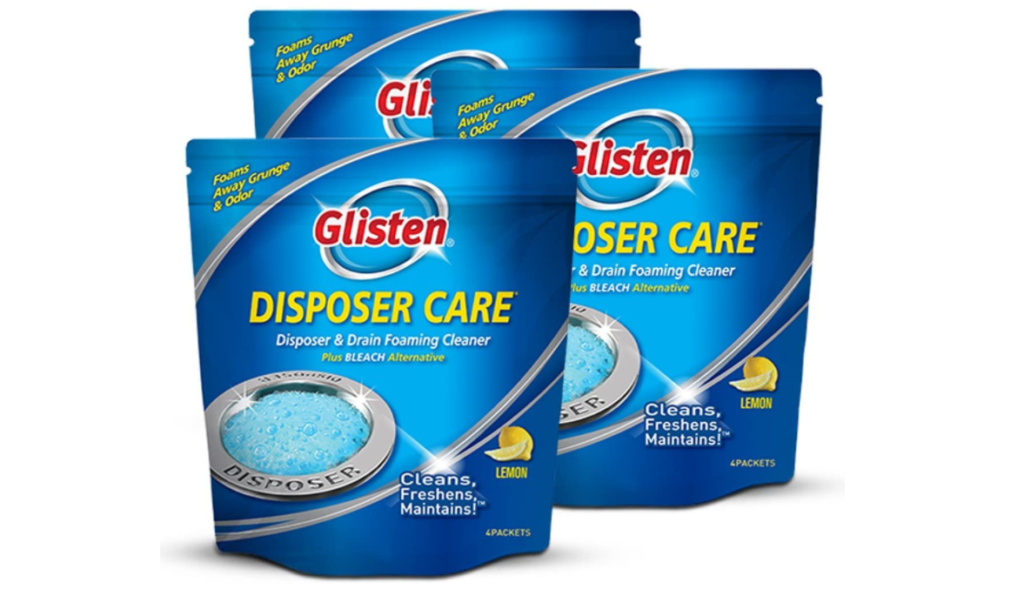 Glisten Disposer Care Garbage Disposal Cleaner, Lemon, 12 Uses