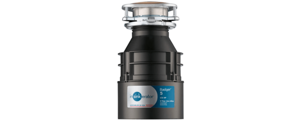 InSinkErator Garbage Disposal Badger 5 HP Continuous Feed
