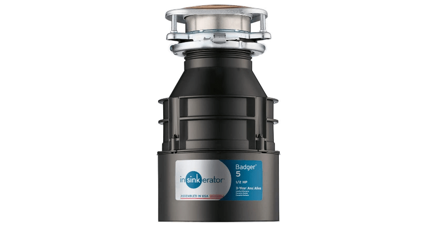 InSinkErator Garbage Disposal, Badger 5, 1/2 HP Continuous feed
