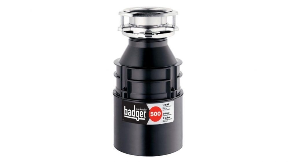 Badger 500 1 2 HP Continuous Feed Garbage Disposal